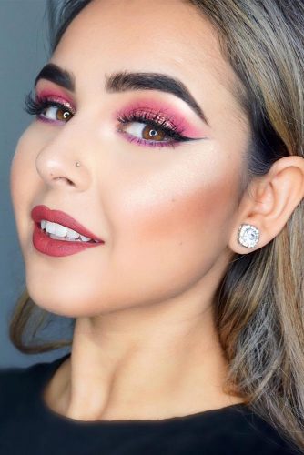 rose gold makeup5