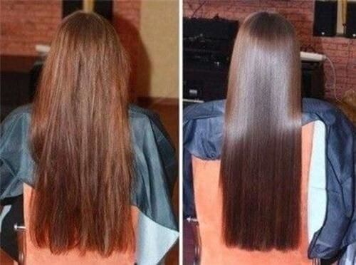 before and after hair mask before and after hair mask