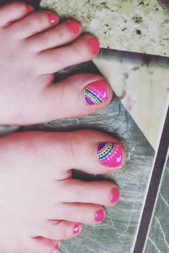 colorful toe nail design colorful toe nail design
