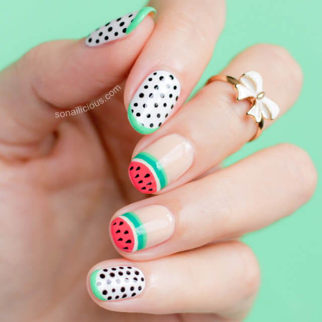 watermelon nail design 15