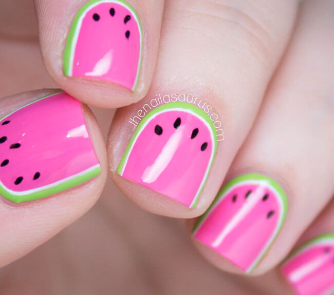 pink nails