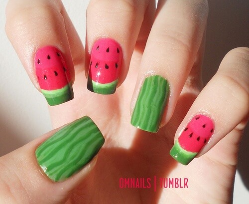 fruit nail art