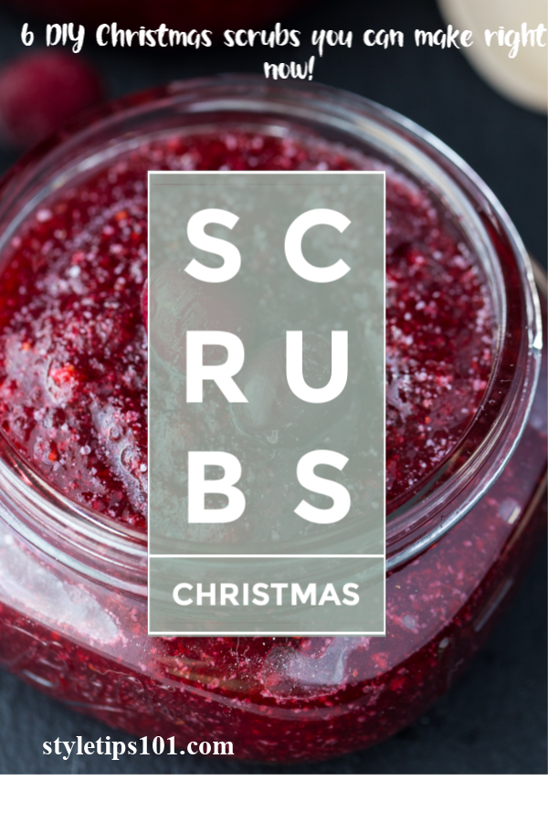 Homemade Christmas Body Scrubs