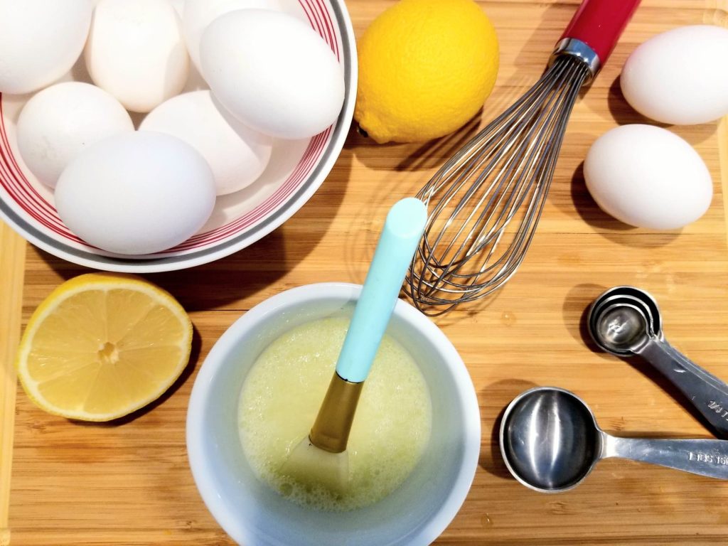 lemon juice and egg white peel off mask