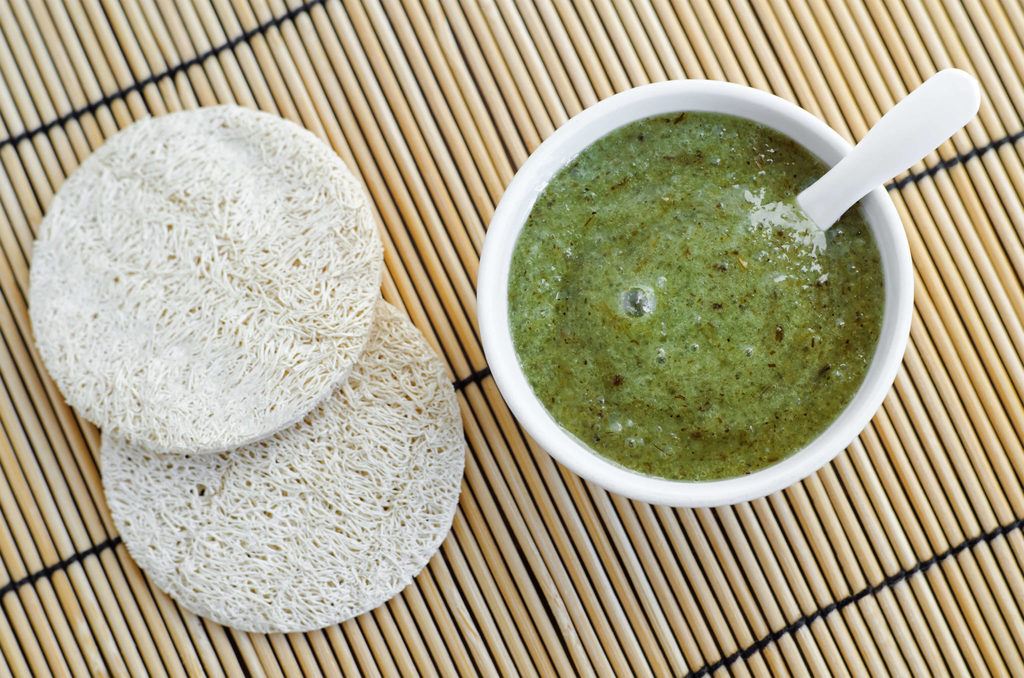 homemade mint face mask