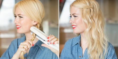 Braids Flat Iron Waves